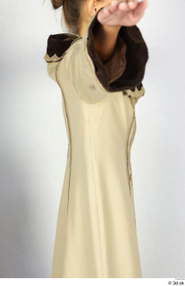 Photos Woman in Historical Dress 160 19th century beige dress…